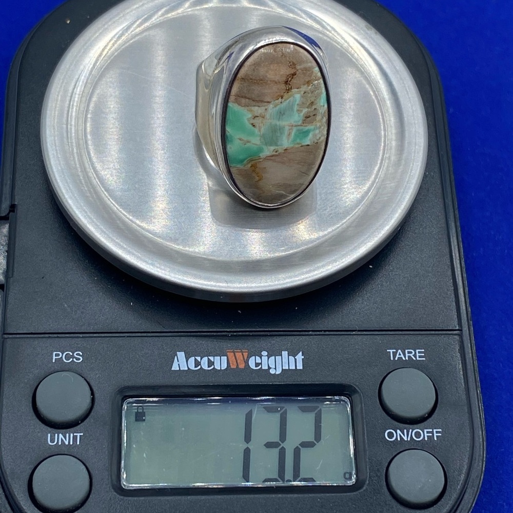 Sterling Silver Variscite Ring - image 3